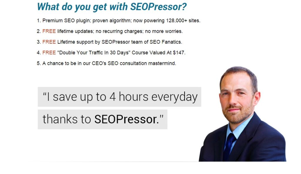 What do you get with SEOPressor