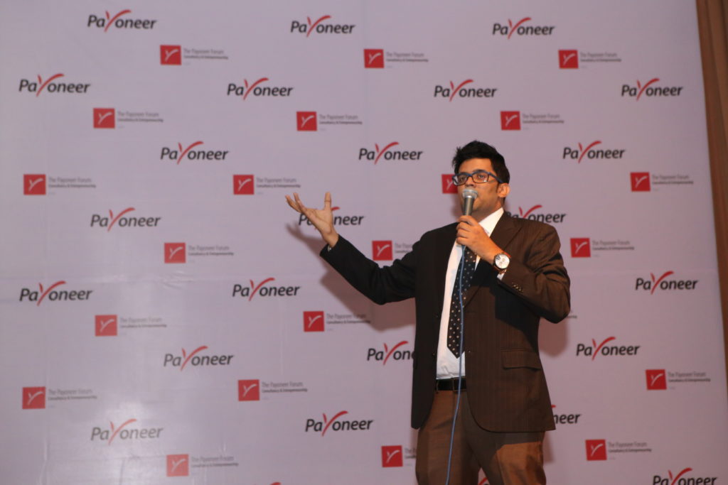 Jitendra vaswani at payoneer forum delhi India (2)