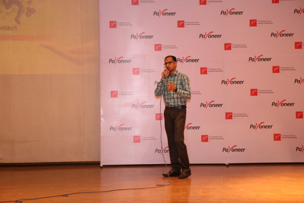 Kulwant Nagi at payoneer forum delhi India