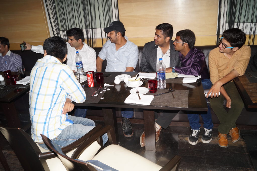 Payoneer Networking Dinner Delhi july 10th 2015 India discussion