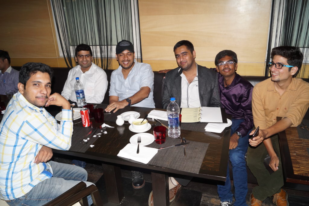 Payoneer networking dinner delhi 2015 with bloggers and makreters