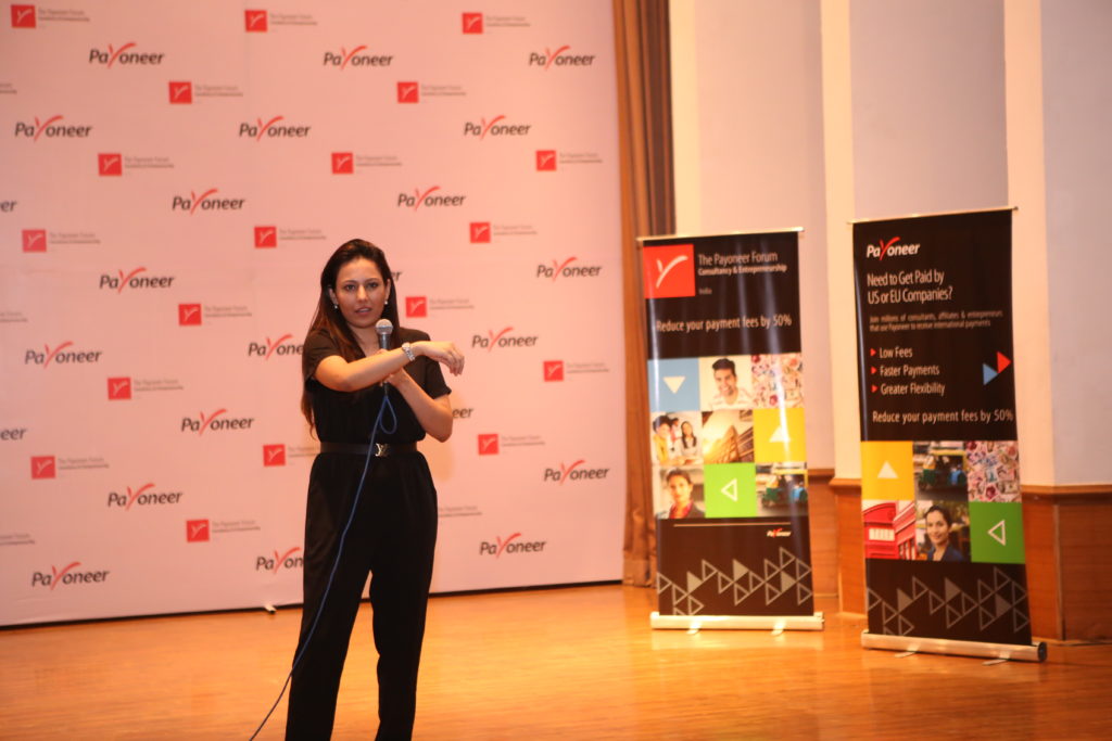 Ritu David at payoneer forum delhi India (2)