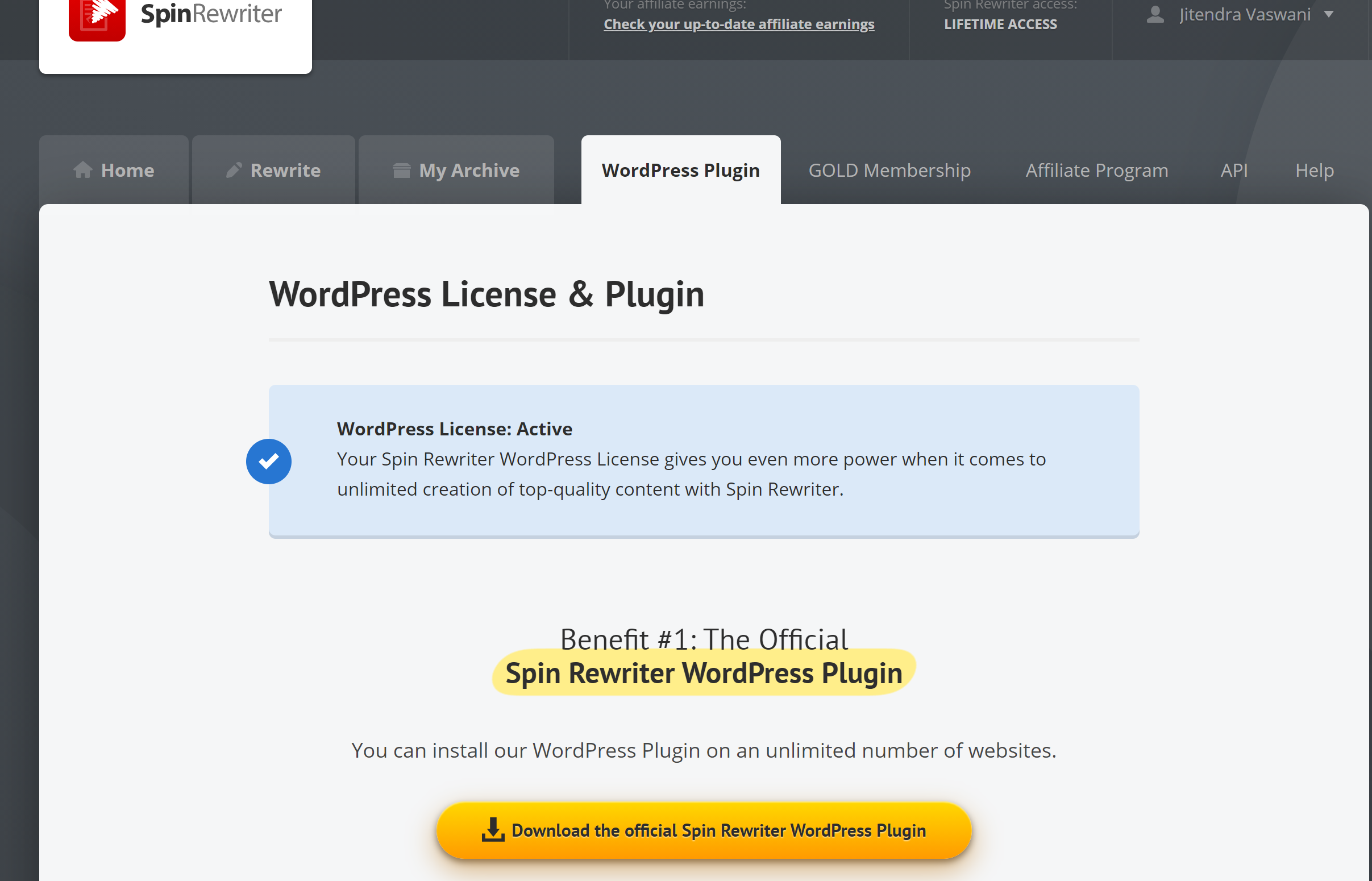 Spin rewriter wordpress plugins