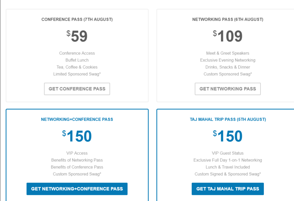 DomainX 2016 Conference New Delhi pricing