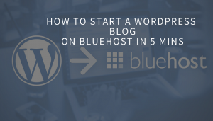 How to Start a WordPress Blog on Bluehost
