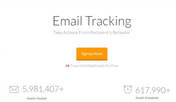 Saleshandy Vs Mailchimp VS Getresponse - Email Tracking