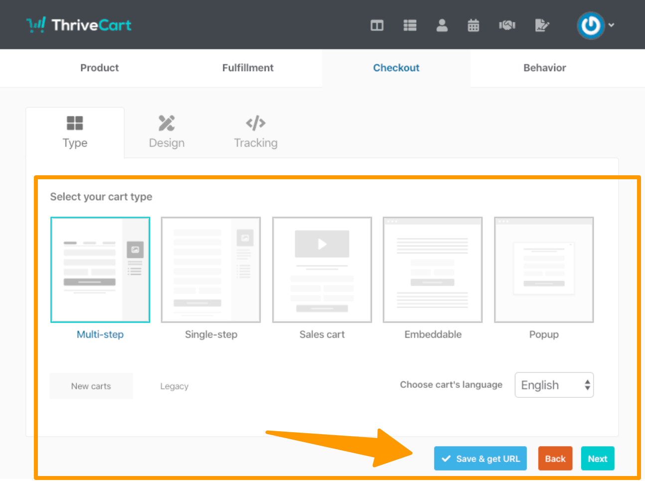 Add product type in ThriveCart