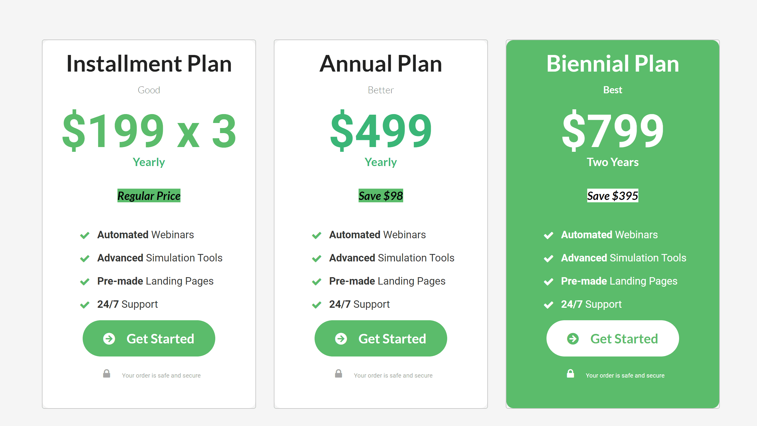 Everwebinar pricing details