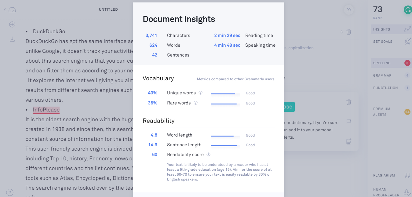 Grammarly review insights