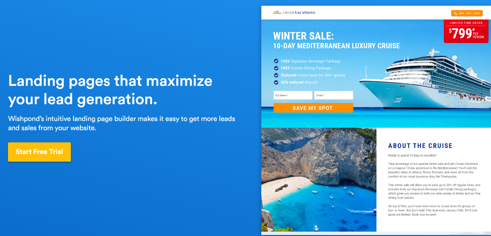 Wishpond Review- Landing Page Builder 