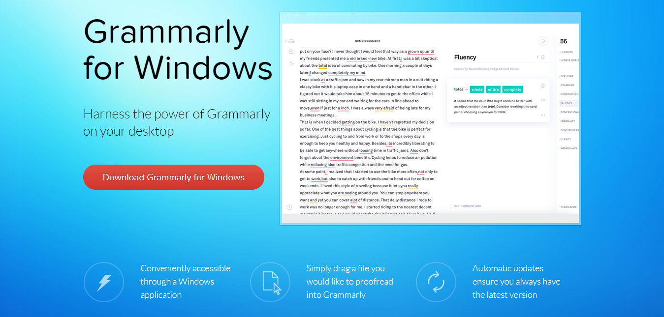 review of Grammarly for windowss