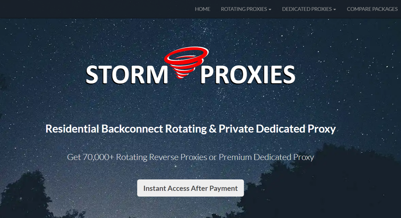 StormProxies- Setup Proxies Easily