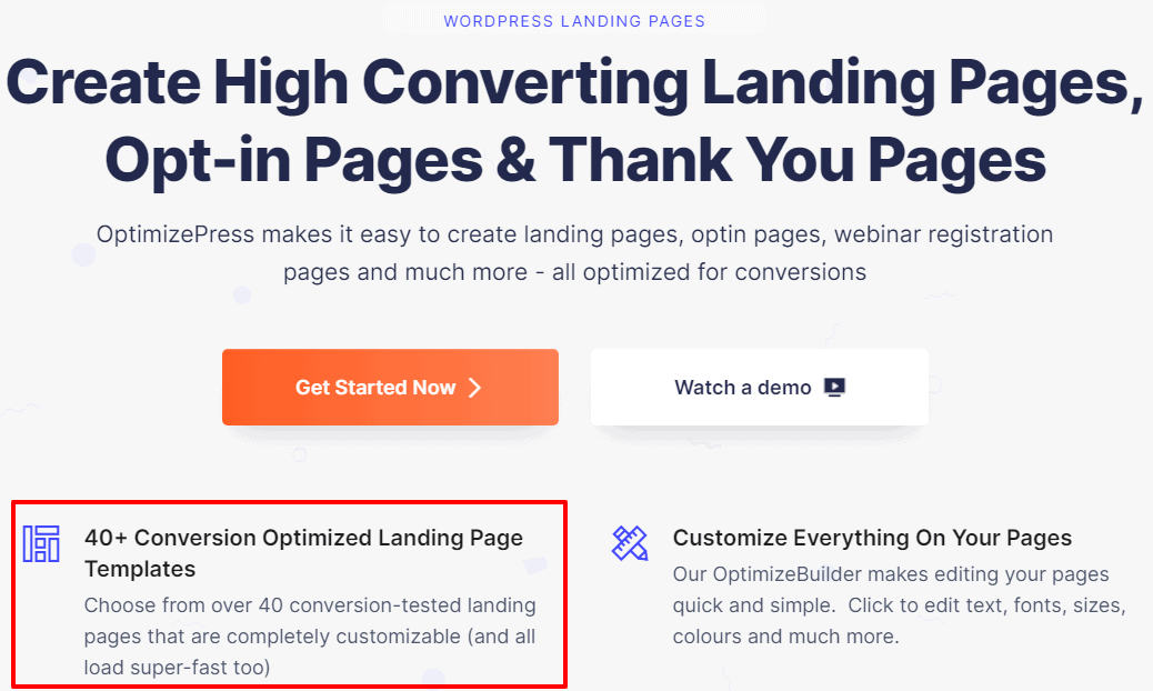 OptimizePress Landing-Pages-Page Builder