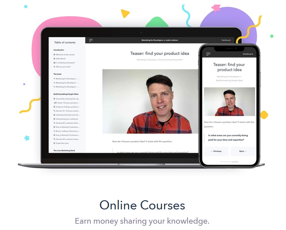 Podia Review- Online Courses