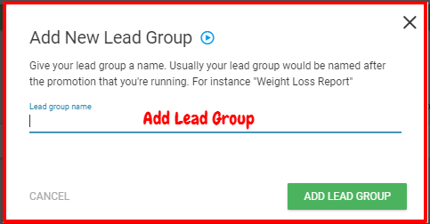 Thrive Leads Review- Add Lead Groups