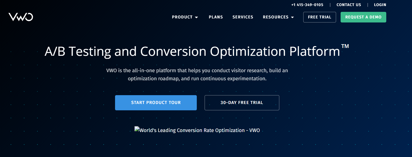 Best Conversion Rate Optimization Tools- VWO