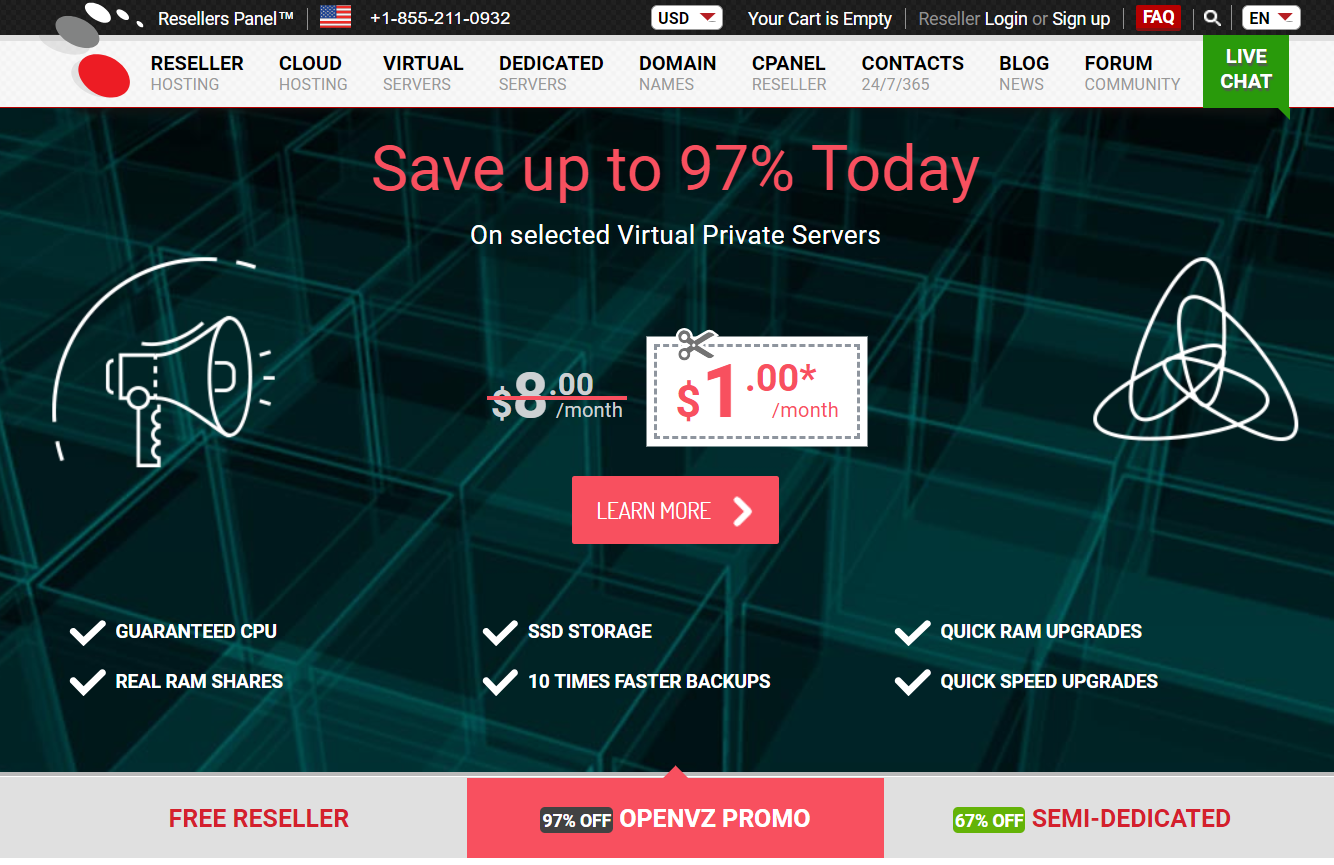  ResellerPanel Hosting Discount Promo Codes- Get Upto 97% Off Now