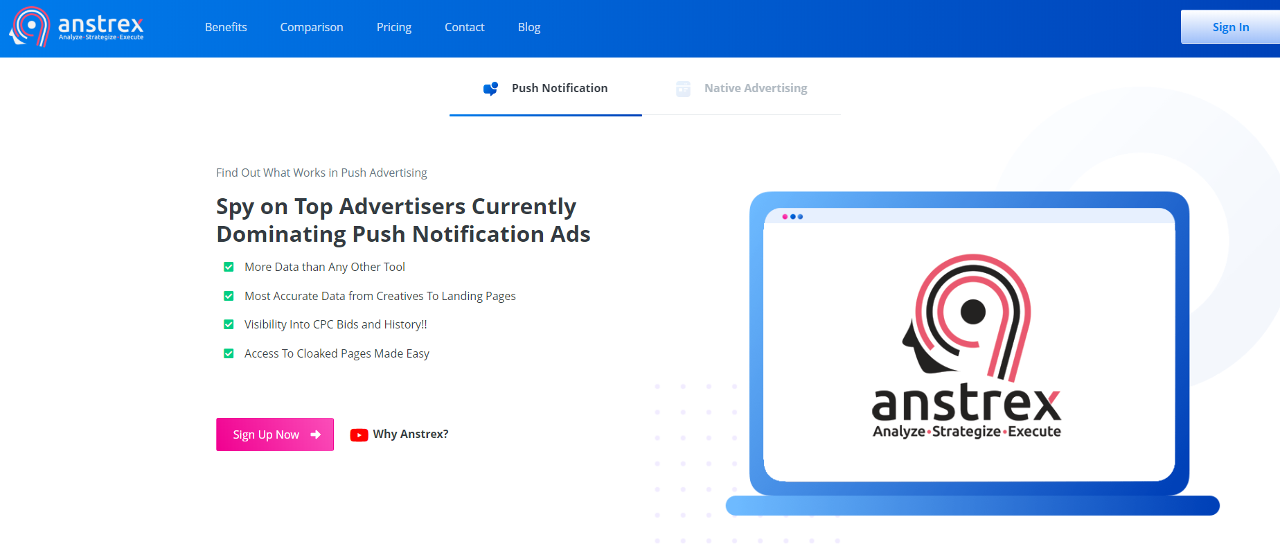 Anstrex Review- Reliable Ads Spy Tool