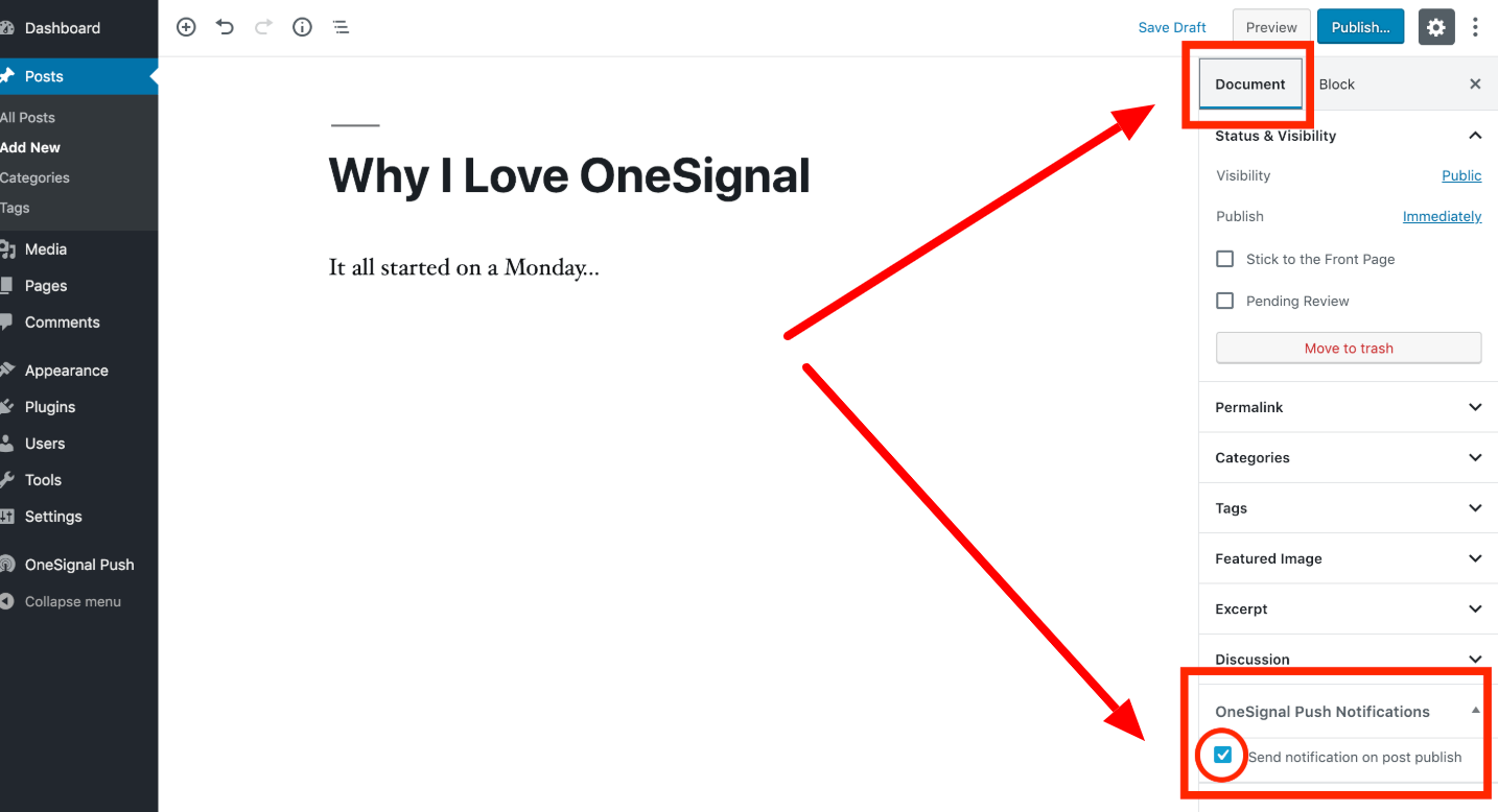 OneSignal - Push Notification Guide