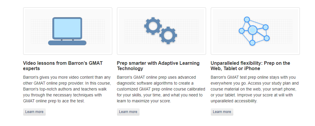 Barrons Test Prep Review - GMAT Test Prep Try Our Online Course Free