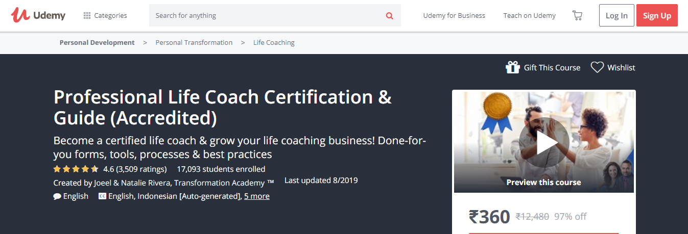 7 Best Life Coaching Courses & Certification- professional Life Coach Certification