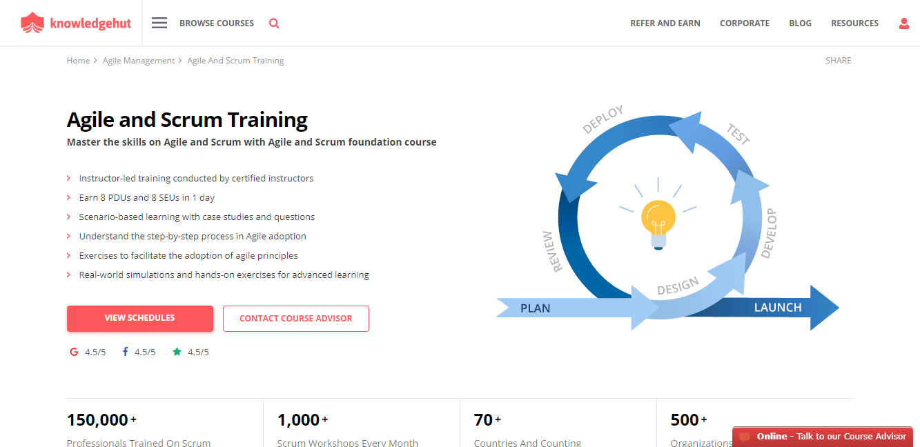 KnowledgeHut Review - Agile and Scrum Certification Course