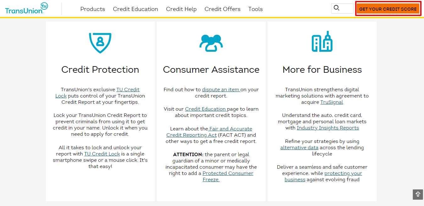 Transunion Review - protection