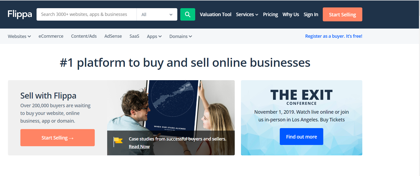 Best Affiliate Website Services To Buy In- Flippa