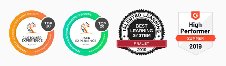 LearnWorlds Award & Achievements