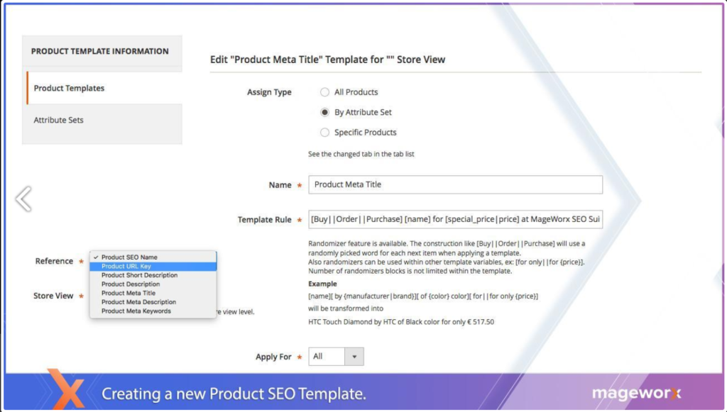 Seo suite product template