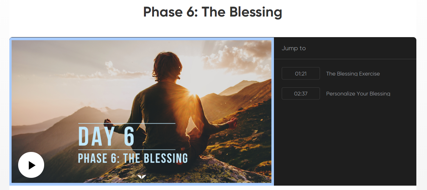 6 Phase Meditation Review - The Blessing