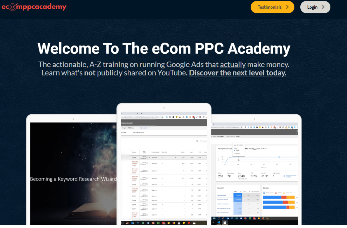 Best PPC Courses - Ecom PPC Academy