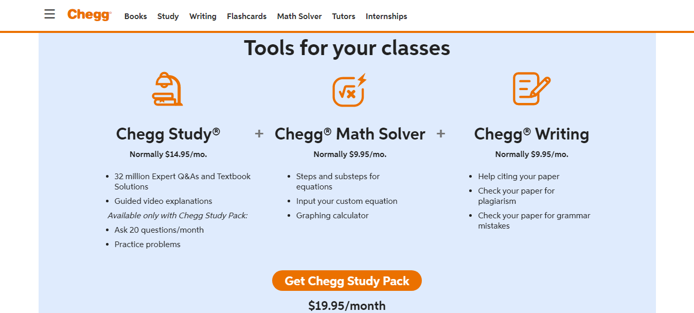 Chegg Pricing Review