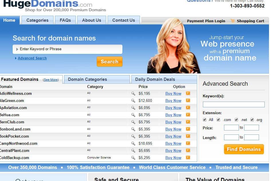 Hugedomains-Online shopify Store