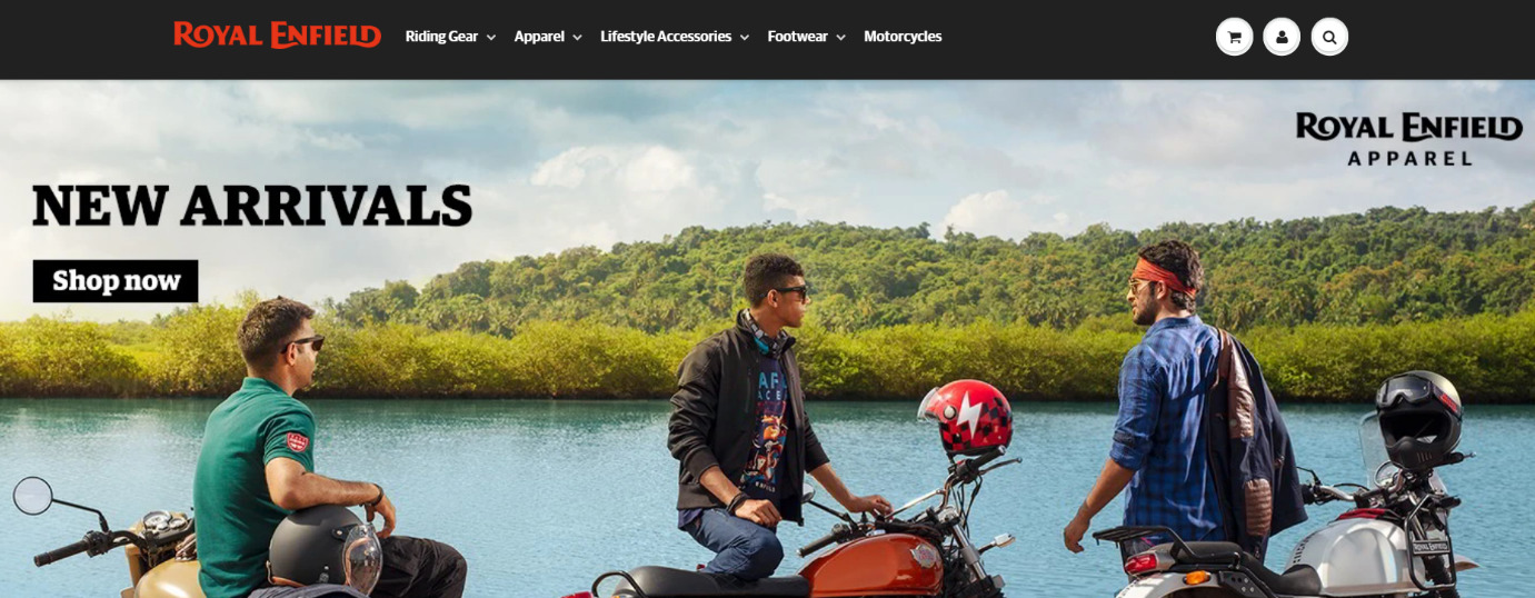 Royalenfield- Shopify India Store