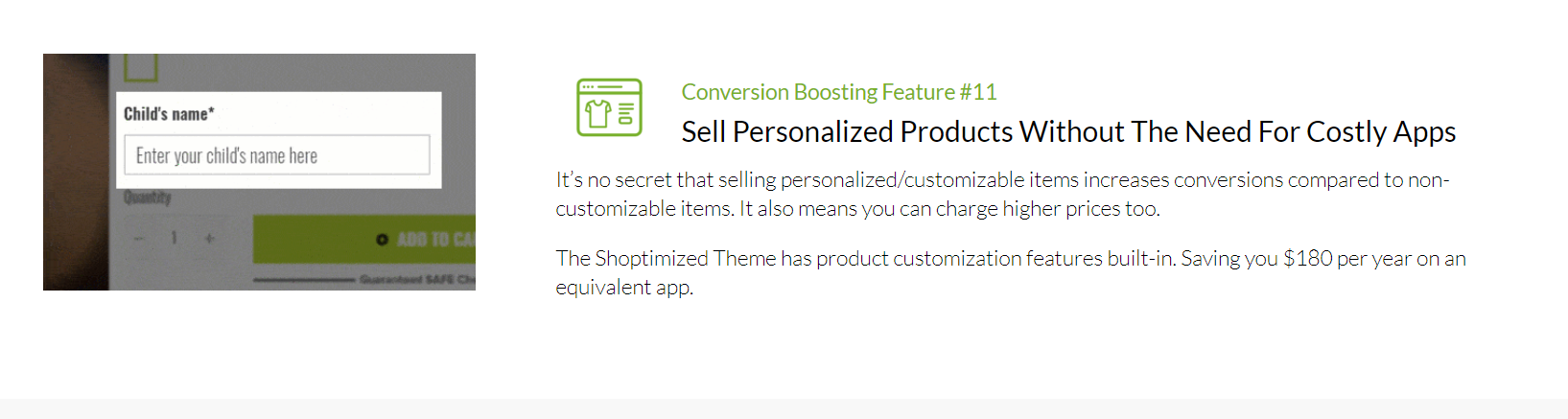 Shoptimized - Sell Personalized