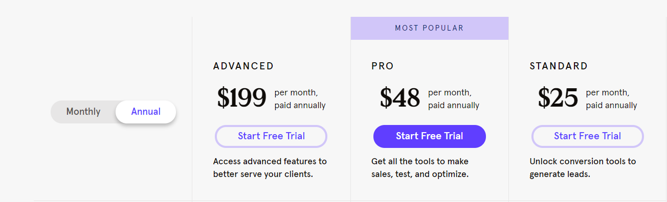 Leadpages - Pricing