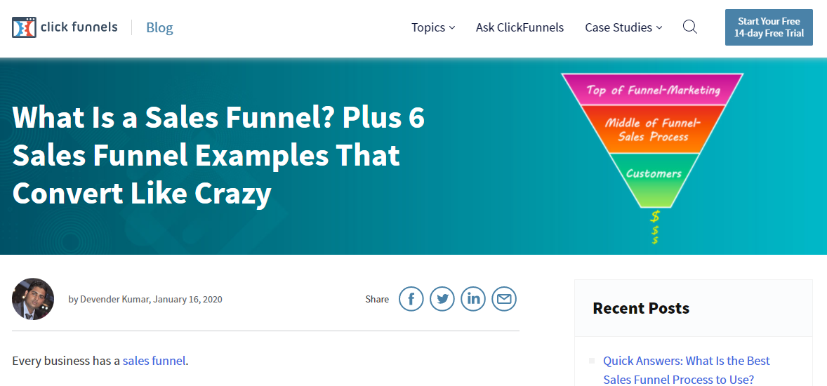 Clickfunnel salesfunnel