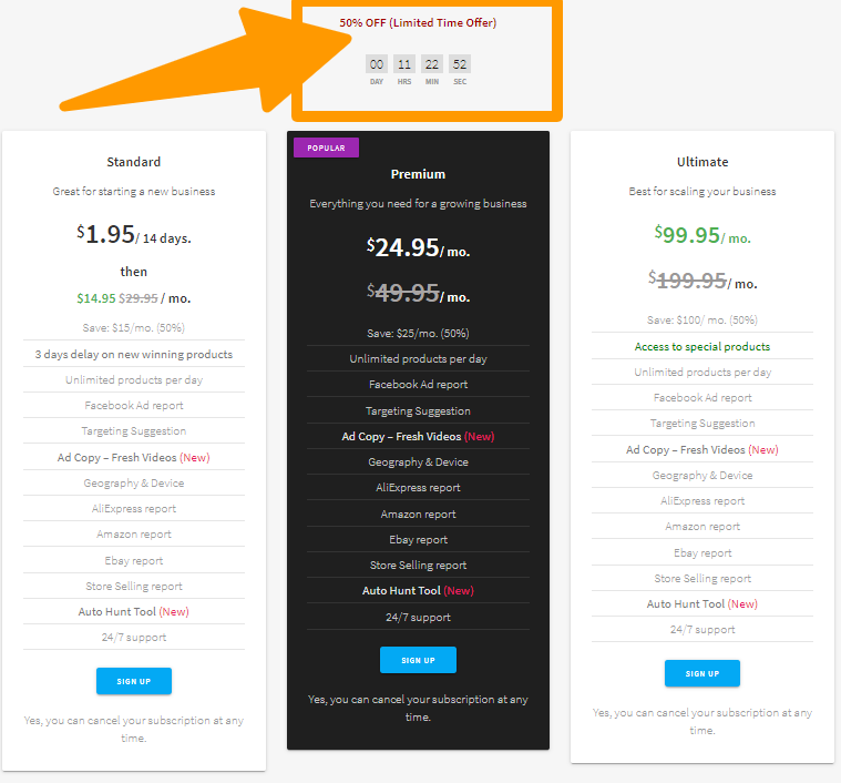 Pexda- Pricing