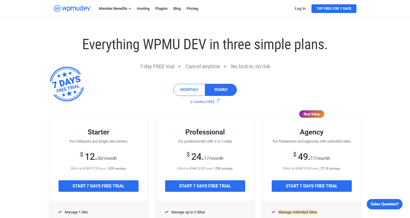 Cloudways vs WPMU DEV -WPMU-DEV-Pricing