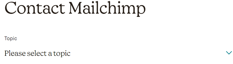 Mailchimp-Guidence Level