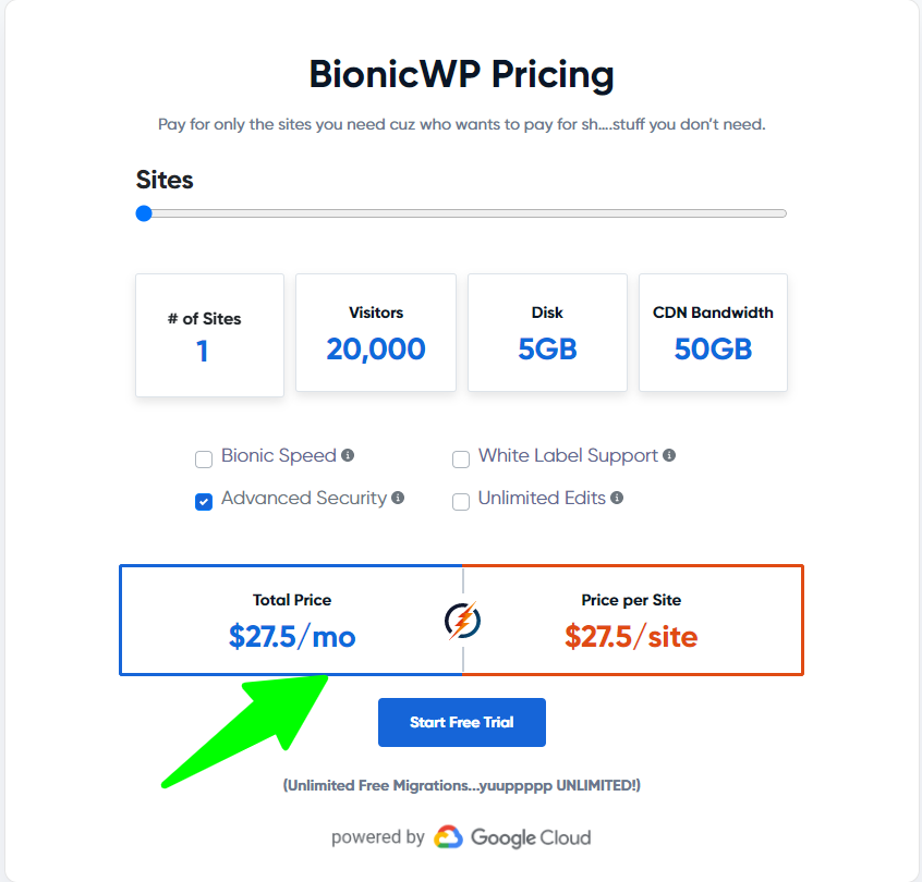 BIONICWP - Pricing