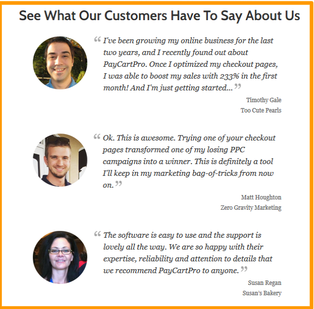 PayCartPro-Online-Payments- Testimonials