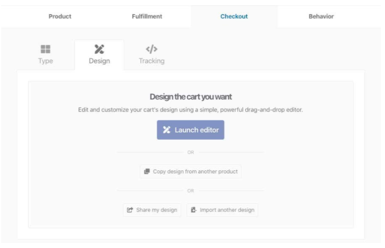 Thrivecart Design