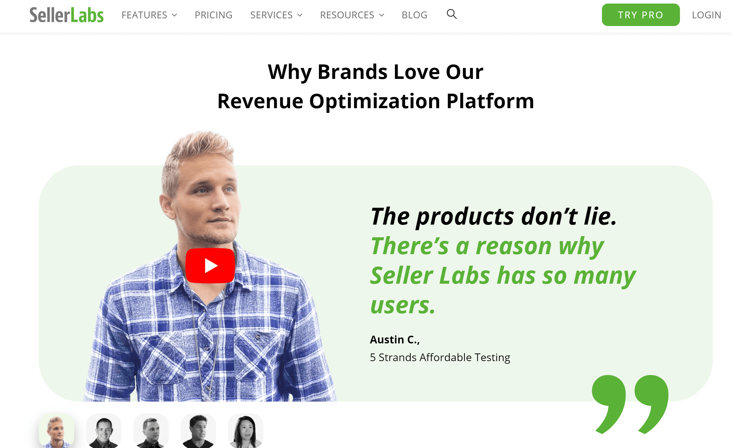 Seller labs testimonials