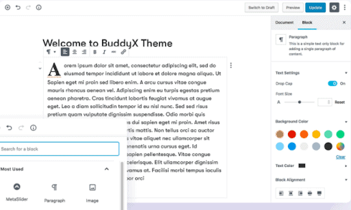 Wordpress compatible- BuddyX Review