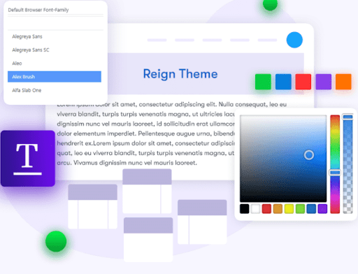 Typography and Theme skin- Learnmate Learndash Theme Reviw