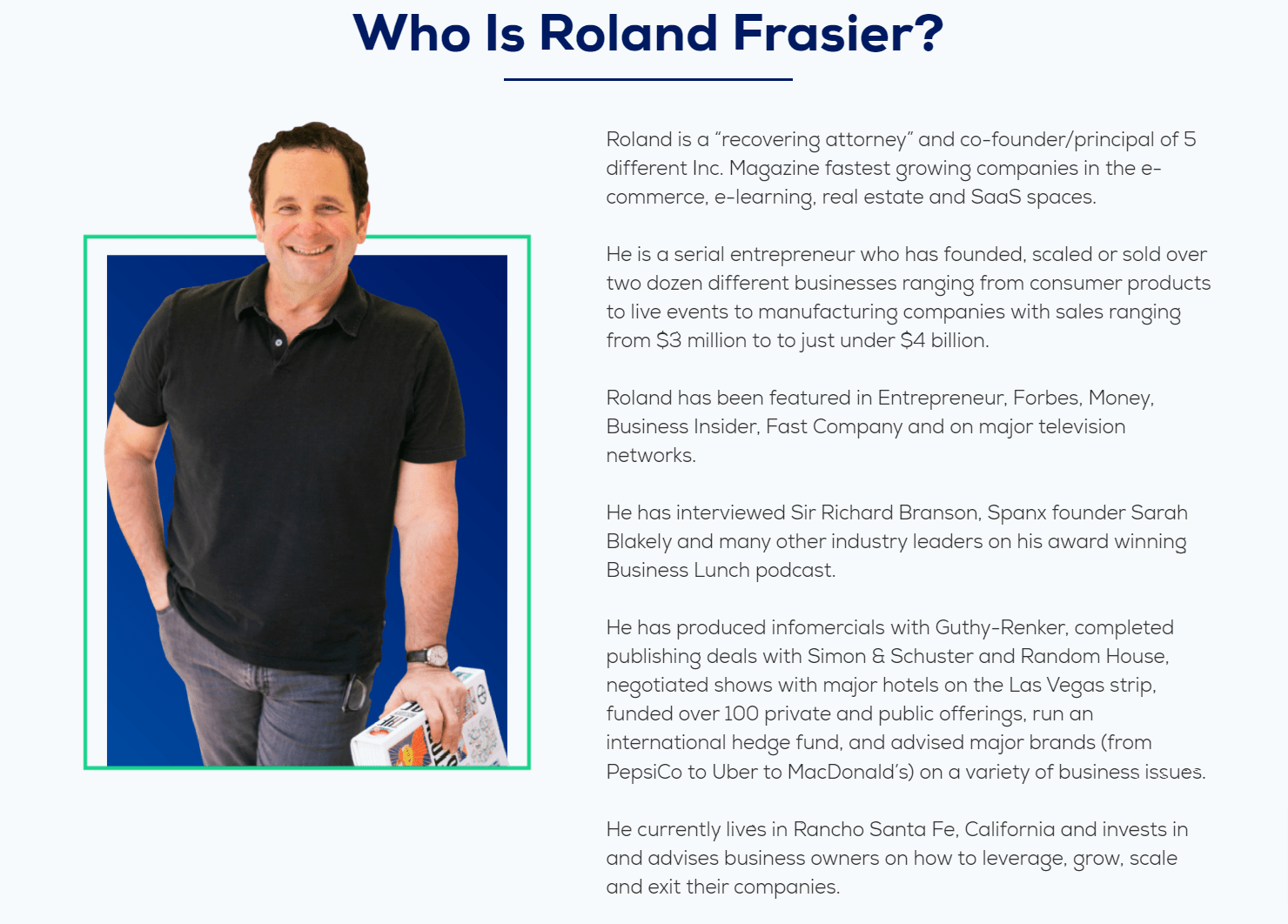 Roland Fraiser - Epic Challenge
