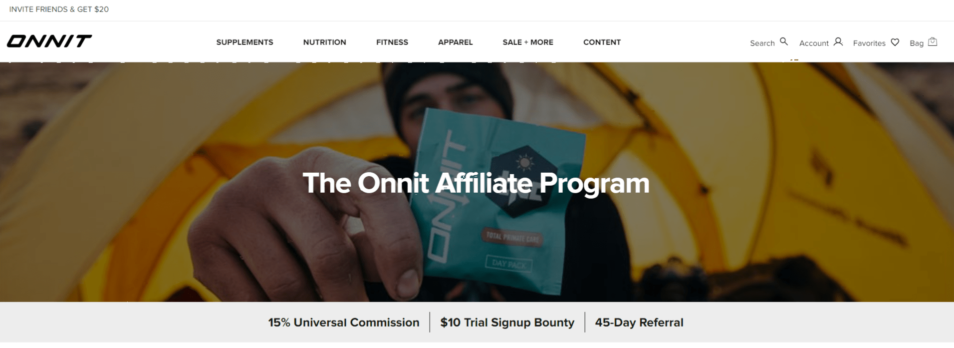 Onnit Affiliate Program