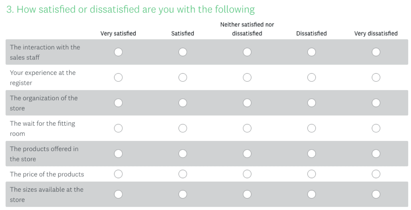 Create a survey